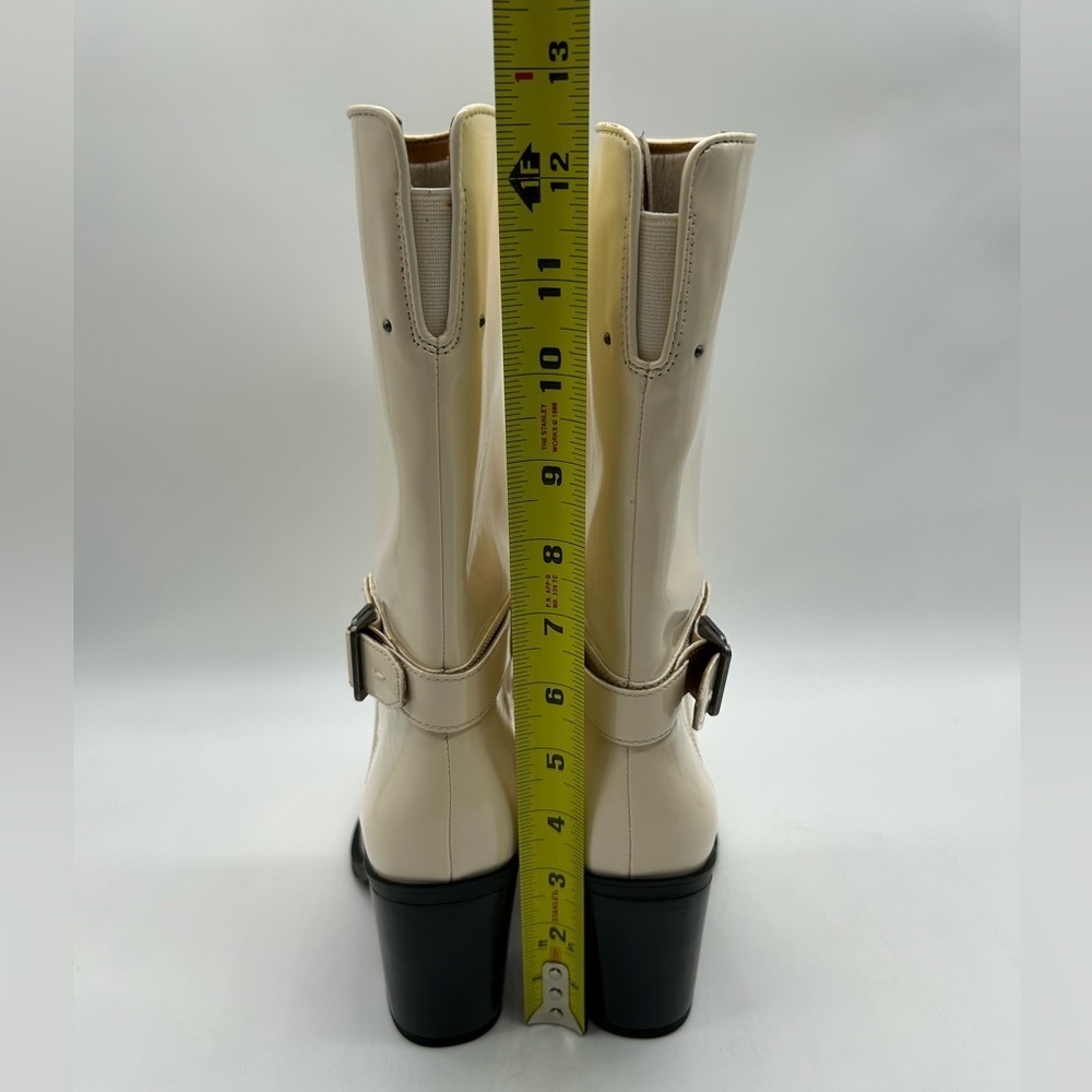 Sarto by Franco Sarto A-Vance Vanilla PU Mid-Calf Boots Size 6.5M, New with Box - Picture 7 of 14